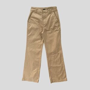 GAP Tan Mid Rise Cotton Wide Leg Chinos Neutral Preppy Womens Pants 2